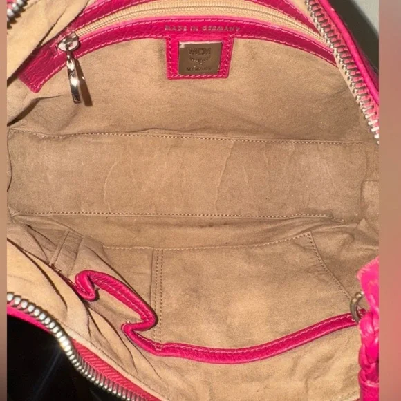 Hot Pink German MCM Shoulder Purse - Picture 3 of 9